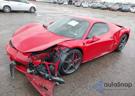 2015 Ferrari 458 Spider z USA, uszkodzony, nr VIN ZFF68NHA1F0211313